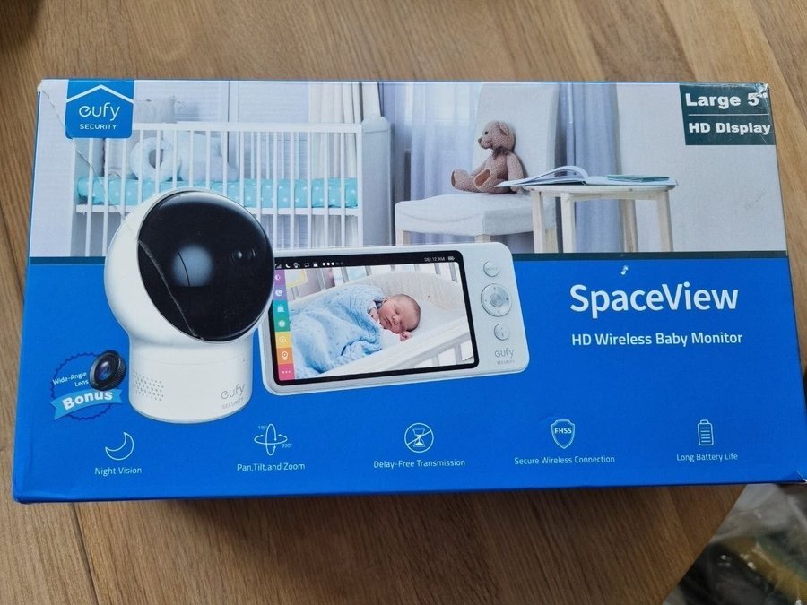 Eufy SpaceView HD trådlös baby monitor