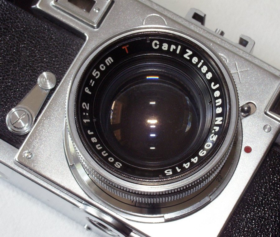 Contax IIa med Zeiss Sonnar 2/50mm