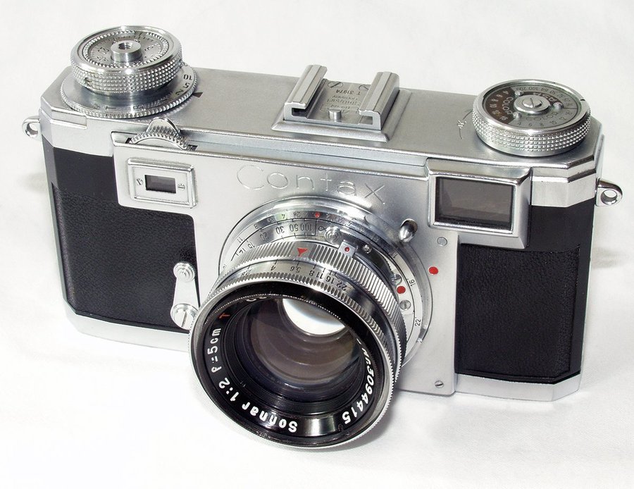 Contax IIa med Zeiss Sonnar 2/50mm