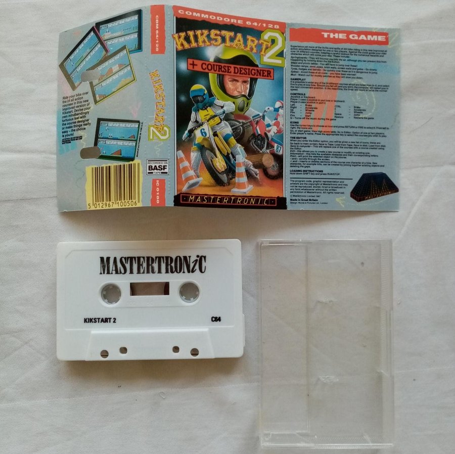 Kikstart II + Course Designer (Mastertronic) - Commodore 64 / C64 Spel