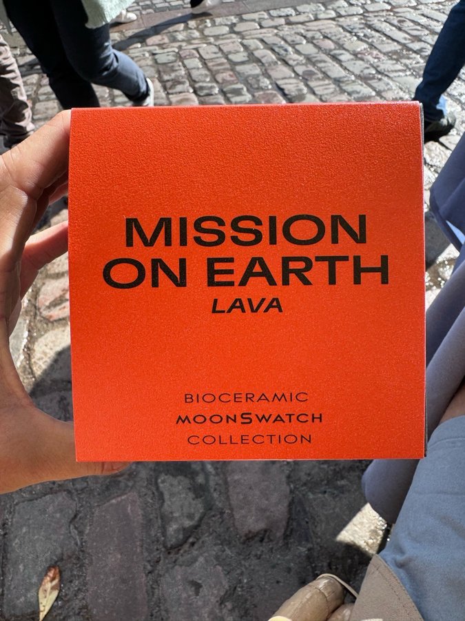 Omega x Swatch MoonSwatch Mission on Earth Lava