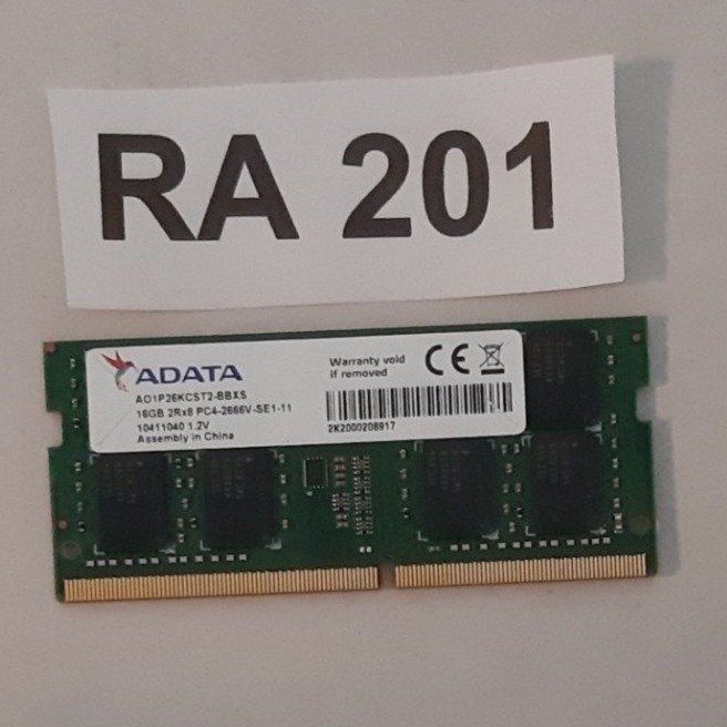 DDR4 16GB  märke : ADATA2666MHz  för laptop