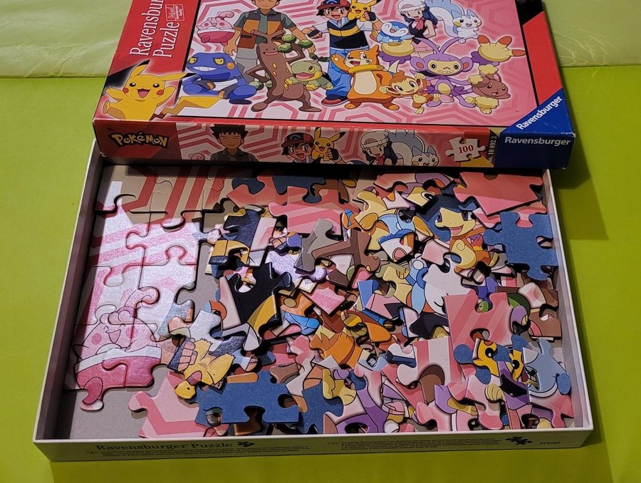 Pokemon Ravensburger Puzzel original för barn