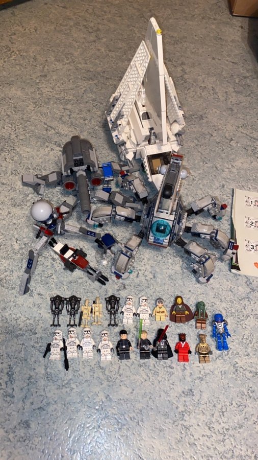 Lego star wars sets med mera