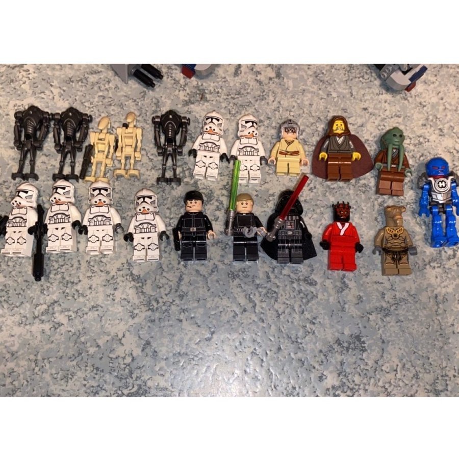 Lego star wars sets med mera