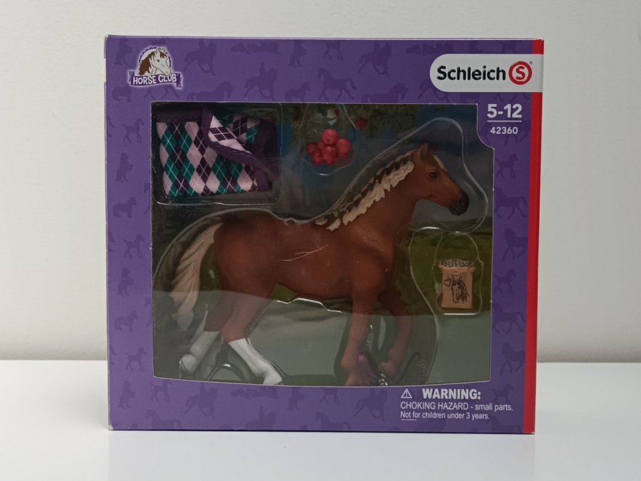 Schleich Horse Club Häst med tillbehör i fint skick!