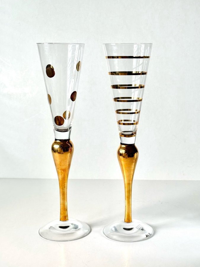 CHAMPAGNEGLAS 2 st "Celebration" Anne Nilsson Orrefors