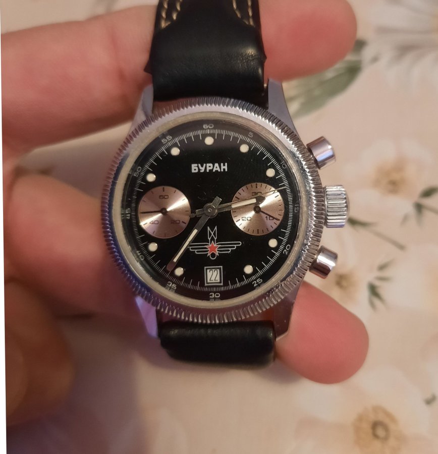 Buran Chronograph Klocka