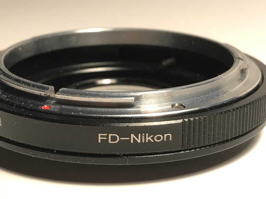 FD-Nikon Objektivadapter