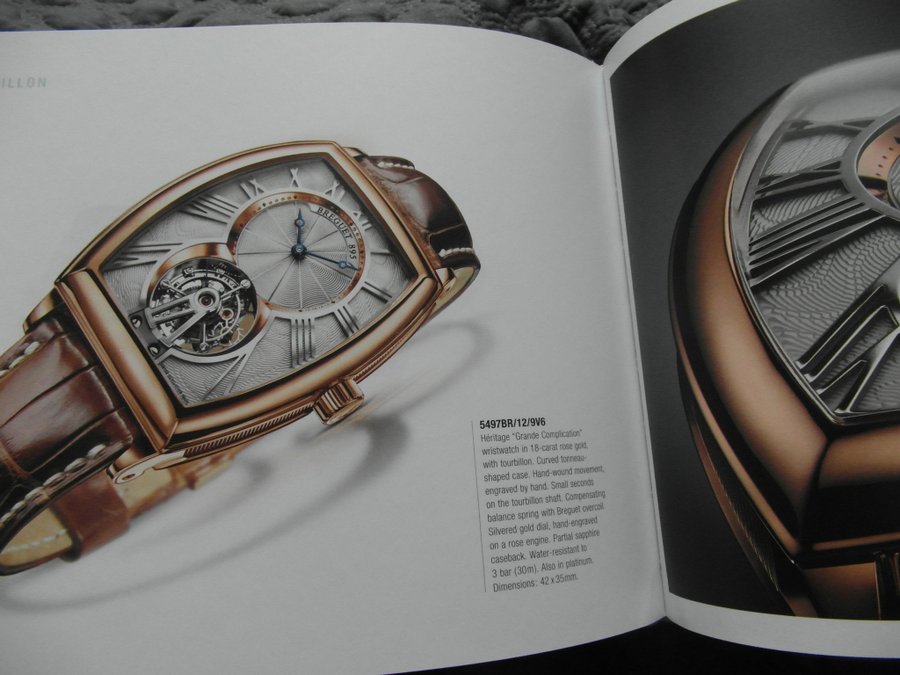 THE BREGUET COLLECTION 2023-2024 NY  Oanvänd