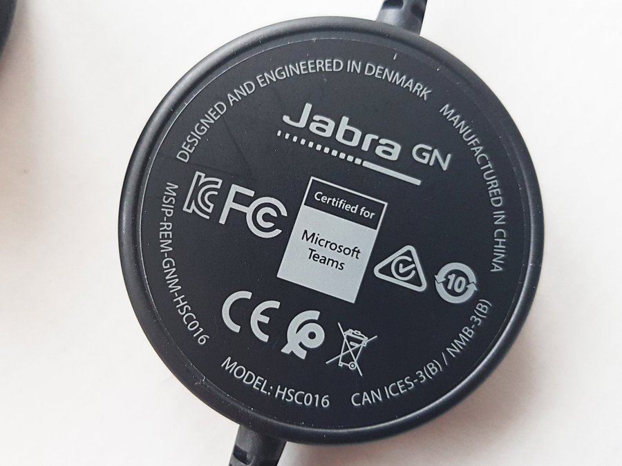 Jabra Evolve 20 MS Stereo On-ear Headset i fodral