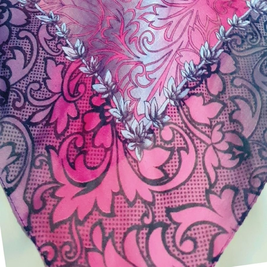 Ultra fin Rosa lila sjal silk scarf