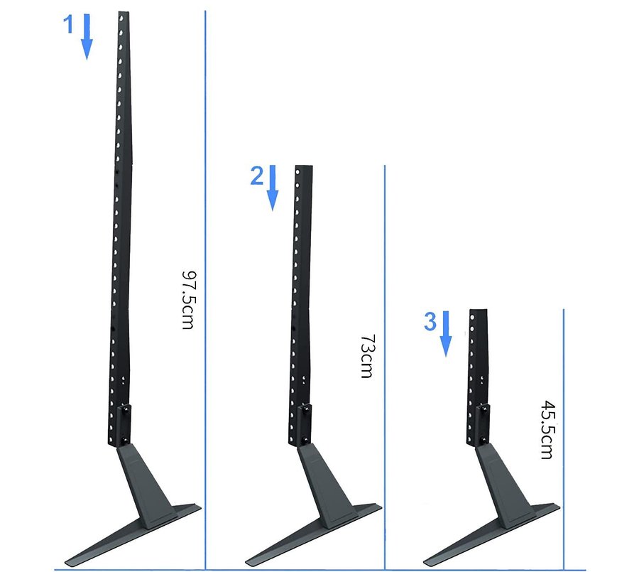 NYTT Universellt bordsstativ/riser | VESA | 27 - 85" skärmar | Nypris 399kr