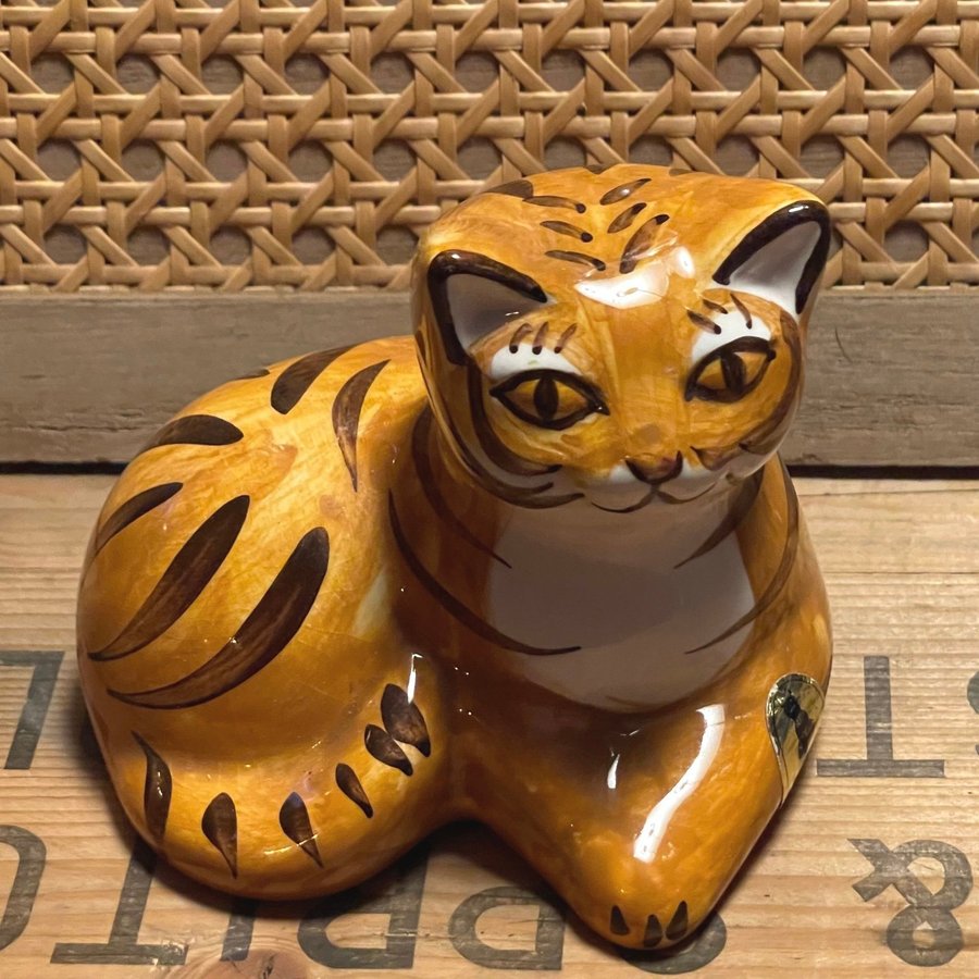 Katt från Rosa Ljung Torekov Keramik Ovanlig Vintage Deco