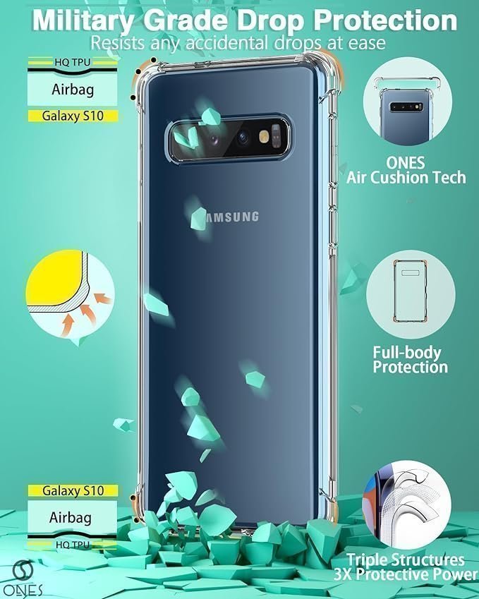 Fodral skal Samsung Galaxy S10 genomskinligt NYTT!