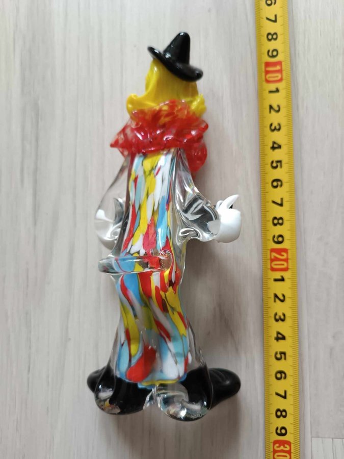 Murano glass handmade clown figure