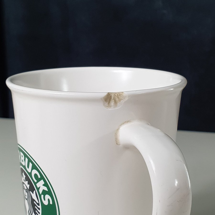 Starbucks mugg - 2006 - Samlarmugg Rare ovanlig porslin - Defekt vintage retro