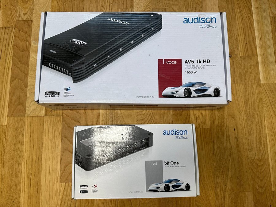 Audison Voce AV 51k HD + Audison Bit One DSP with DRC (New)