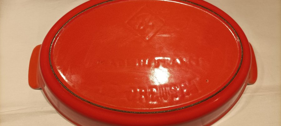 Le Creuset Frankrike emaljerad gjutjärn panna