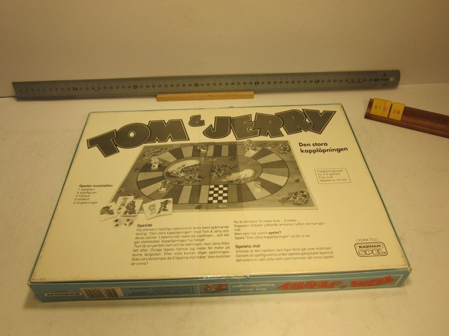 Tom  Jerry Den stora kapplöpningen Kärnan 1989 Komplett