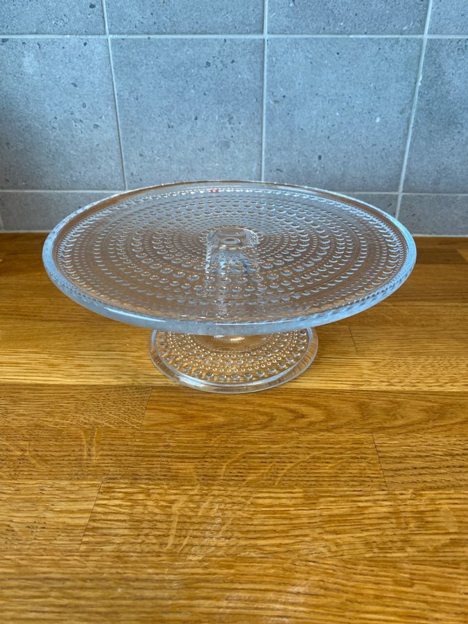 Iittala Kastehelmi tårtfat/kakfat 24cm klar