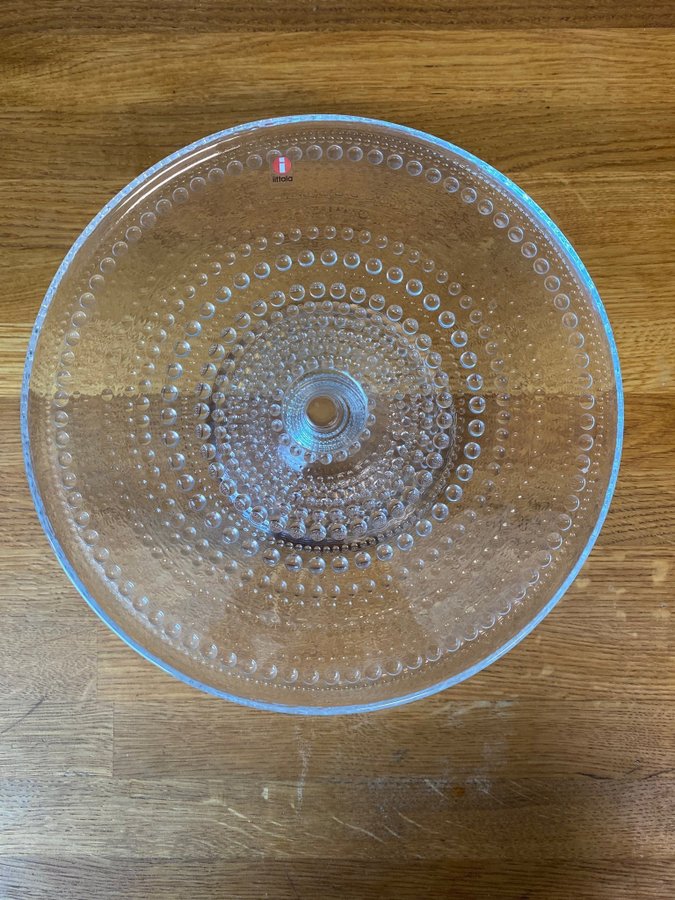 Iittala Kastehelmi tårtfat/kakfat 24cm klar