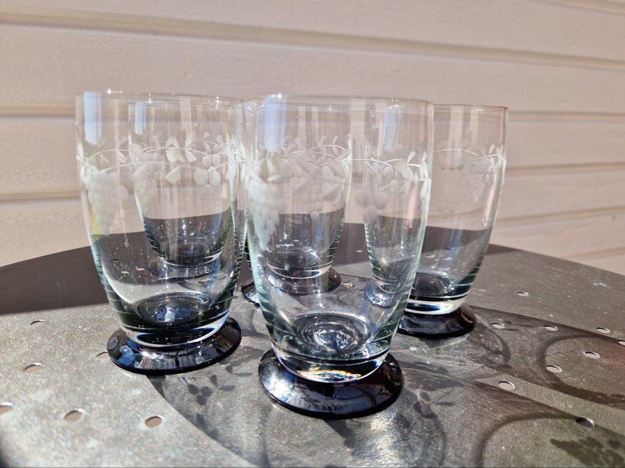 Selterglas Vattenglas Dricksglas Vintage Glas Samlare