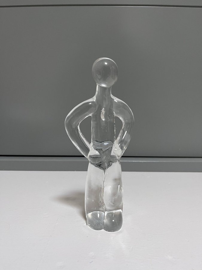 Vintage Reijmyre Kristall Glasfigur Tyko Axelsson Made in Sweden