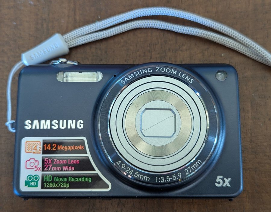 Digitalkamera - Samsung ST65 Blue 27" Display 142MP 5x optical Zoom