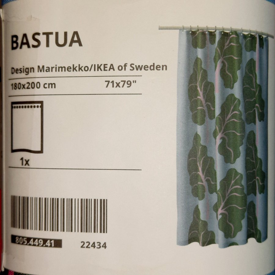 BASTUA IKEA/Marimekko duschdraperi