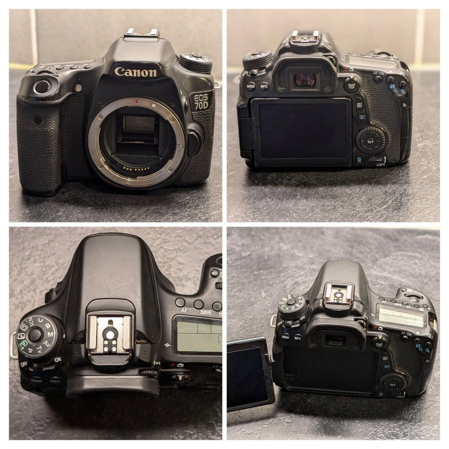 Stort Canon kamera paket + flera objektiv och tillbehör säljes