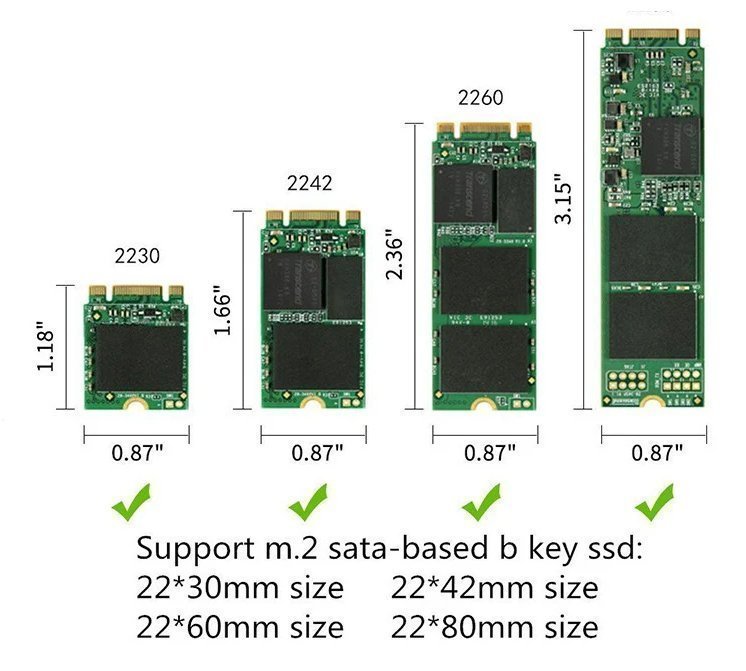 USB31 Typ C till M2 NGFF SSD-hölje M2