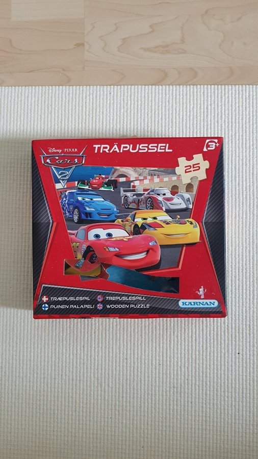 Pussel i trä Disney Pixer Cars 25 bitar