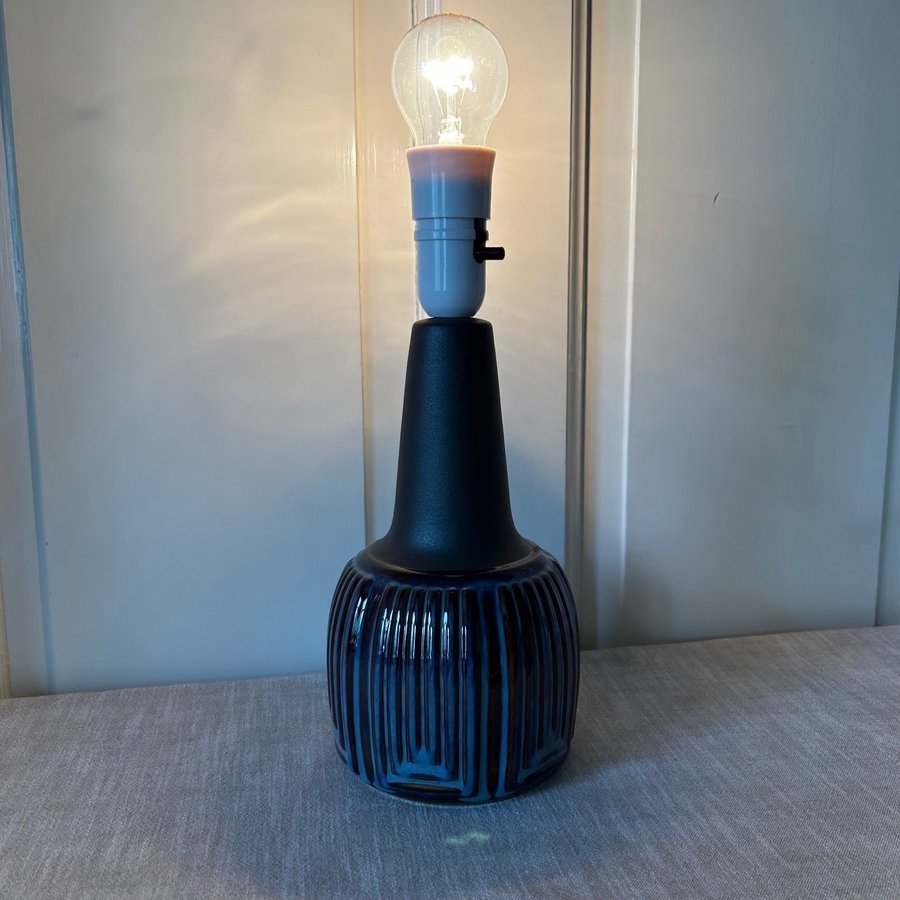 Bordslampa SØHOLM Einar Johansen Dansk Lampfot Lampa 60-tal Retro Vintage