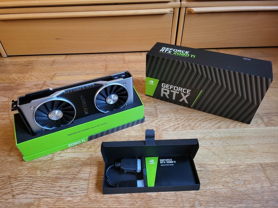 Ny NVIDIA GeForce RTX 2080 Ti 11GB FE (Founder Edition)
