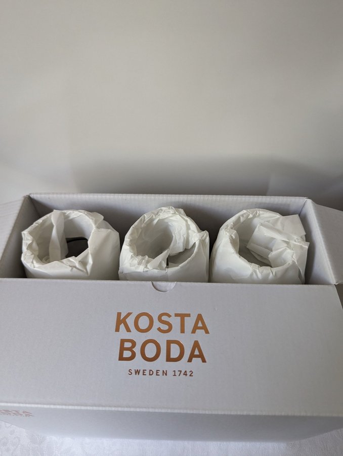 Nya glas från Kosta Boda ölglas 6-pack 40 cl Don´t Stop The Music