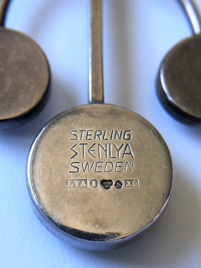 Vintage SILVER HALSBAND STERLING STENLYA SWEDEN