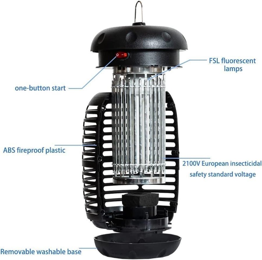 NY Mosquito killer lampa 2100 V | 18w | UV | Nypris 499kr