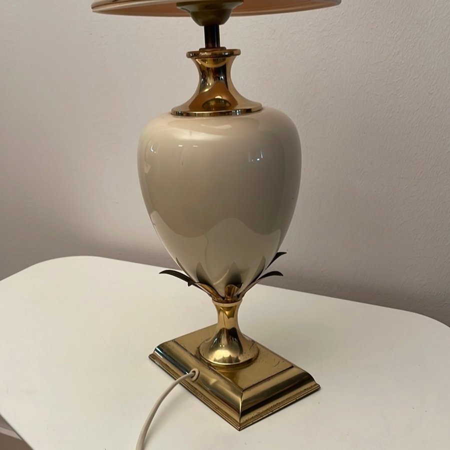 Vintage Bordslampa Le Dauphin Ananas Lamp 1980-tal Ancay Model