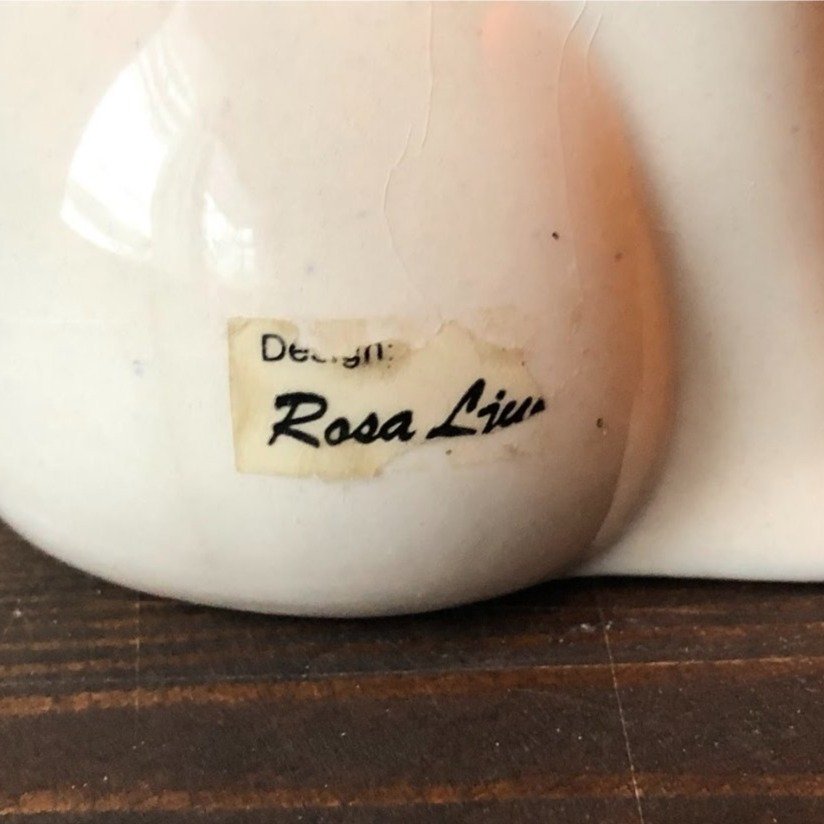 Rosa Ljung Katt Figurin