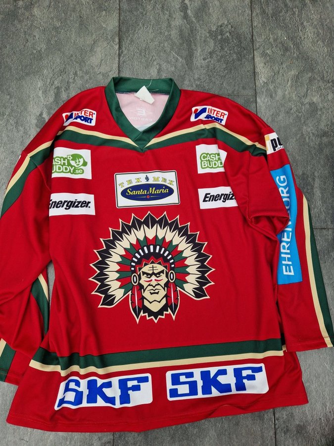 Frölunda Indians Ishockeytröja Storlek M halsduk västra Frölunda