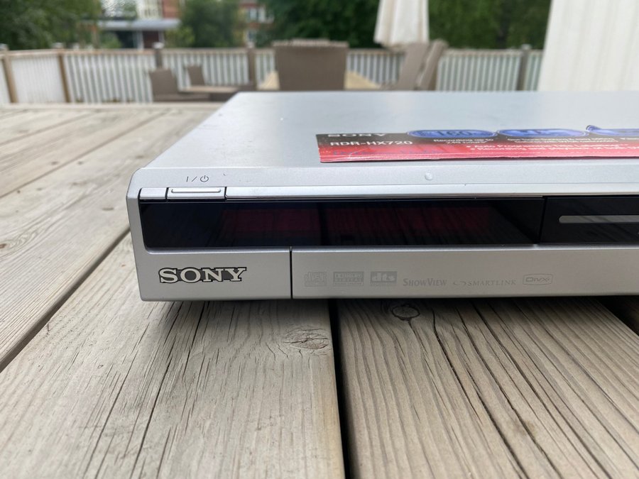 Sony RDR-HX720 - Inspelningsbar dvd med hårddisk