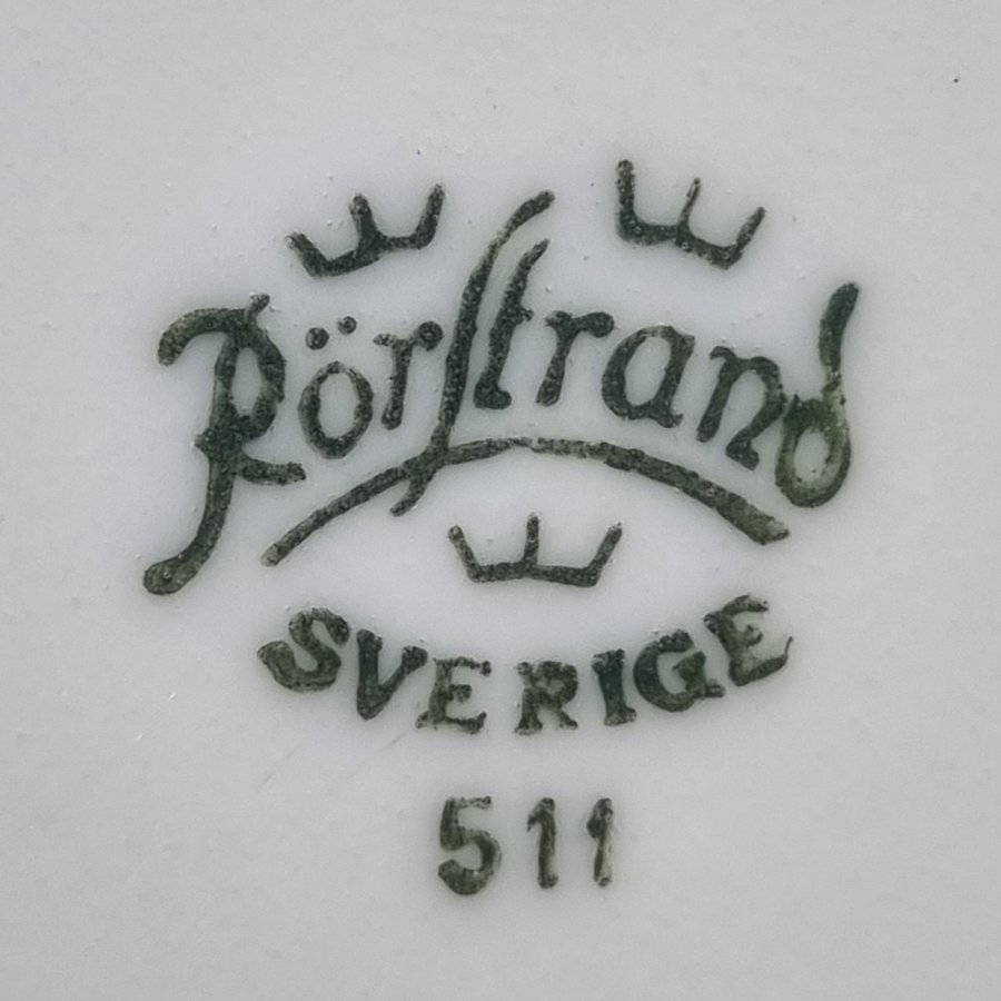 10 st gamla Centrum Rörstrand Sverige fat mattallrikar restaurang café vit tall