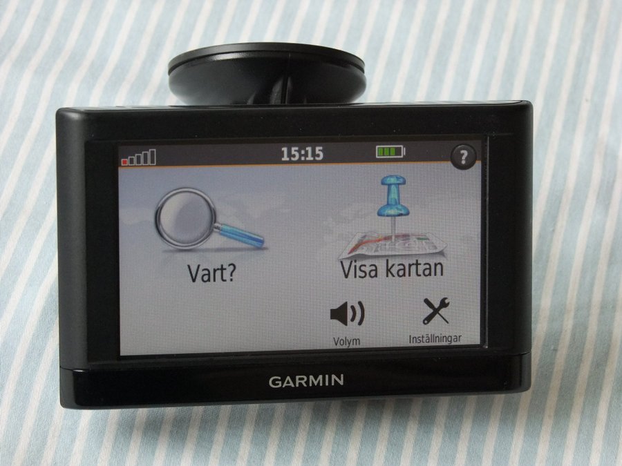 Garmin NUVI 42 med EU karta och Friluftskartan V6 över hela Sverige