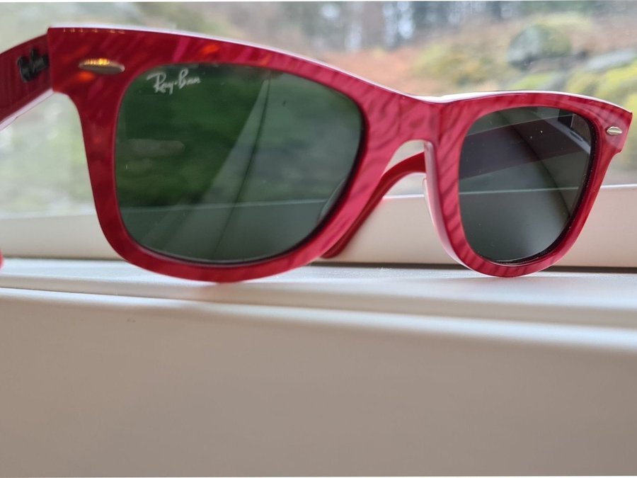 Ray Ban 2140 Wayfarer Röd