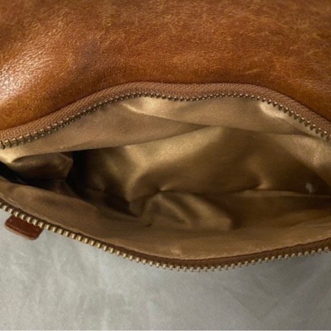 Pertti Palmroth handväska i skinn med axelrem