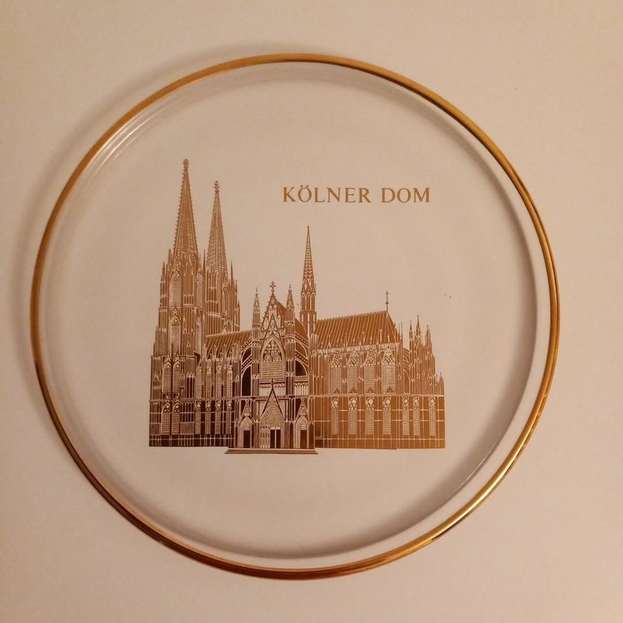 Orrefors Årstallrik "Kölner Dom"