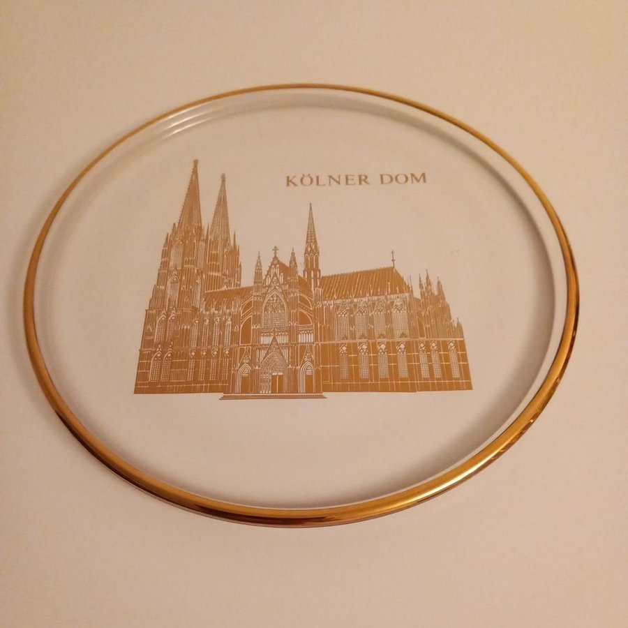 Orrefors Årstallrik "Kölner Dom"