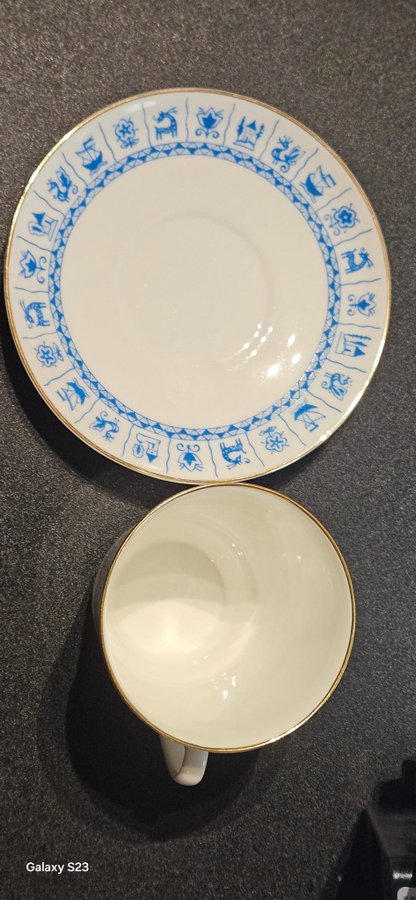 Kaffekopp från Lomonosov Imperial Porcelain Factory -USSR