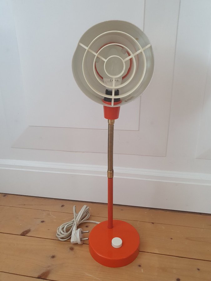 Retro Vintage Orange Bordslampa AJH 6 ?Design Hans Agne Jakobsson